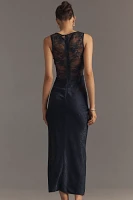 Significant Other Nida Sleeveless Sheer Lace Maxi Dress