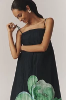 Significant Other Edith Linen Blend Maxi Dress