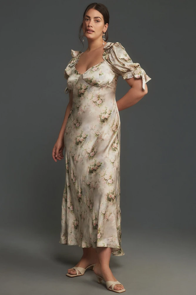 Selkie Plus Poet Slip Maxi Dress