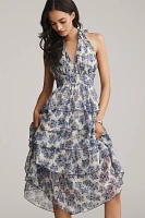 En Saison Odessa Sleeveless Tiered Midi Dress