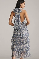 En Saison Odessa Sleeveless Tiered Midi Dress