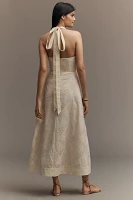 En Saison Ellis Cotton Linen Halter Dress