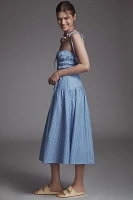En Saison Amelie Smocked Midi Dress