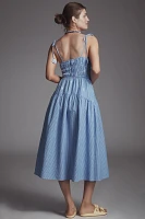 En Saison Amelie Smocked Midi Dress