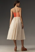 CeliaB Strapless Midi Dress