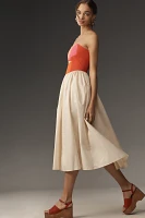 CeliaB Strapless Midi Dress