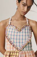 Celia B Tahaa Checkered Heart Dress