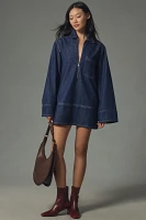 Pilcro Denim Mini Shift Dress