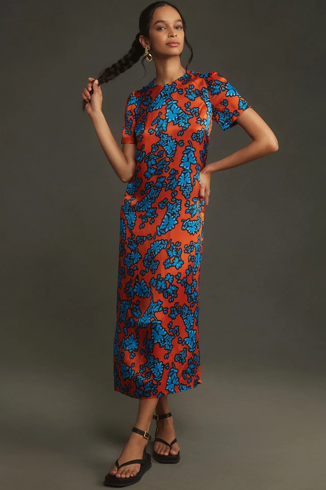 knee length dresses for ladies Nantucket Dress | Midi Taffeta Dress main image 1