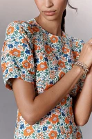 Hunter Bell Casey Linen Blend Midi Dress