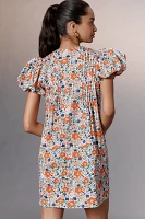 Hunter Bell Wilkes Puff-Sleeve Babydoll Dress