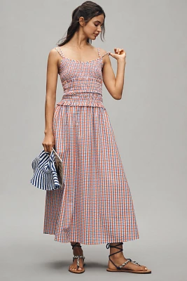 Hunter Bell Francie Smocked Midi Dress