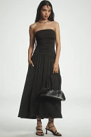 NIA Santal Strapless Midi Dress