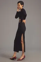 Bardot Neve Long-Sleeve Maxi Dress