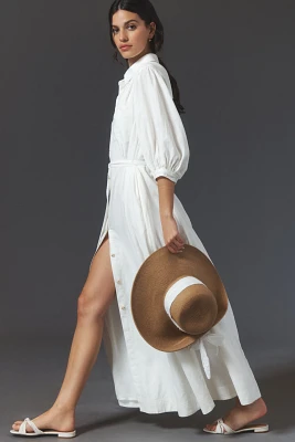 The Irene Linen Shirt Dress by Maeve