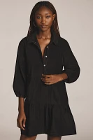 The Bettina Tiered Shirt Dress by Maeve: Mini Corduroy Edition