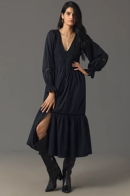 The Peregrine Midi Dress: Long-Sleeve Edition