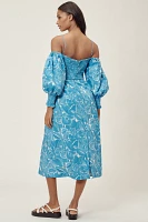 Hope for Flowers by Tracy Reese Off-the-Shoulder Midi Dress