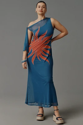 Never Fully Dressed Lyla Off-The-Shoulder Maxi Dress