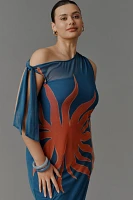 Never Fully Dressed Lyla Off-The-Shoulder Maxi Dress