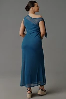 Never Fully Dressed Lyla Off-The-Shoulder Maxi Dress