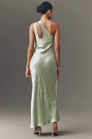 By Anthropologie One-Shoulder Slim Maxi Dress