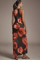 The Gracie Cowl-Neck Satin Slip Maxi Dress