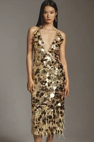 Walter Baker Adriana Sequin Midi Dress