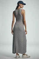 SOVERE Solene Scoop-Neck Fitted Maxi Dress