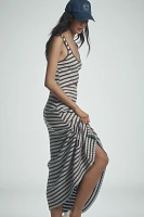 SOVERE Solene Scoop-Neck Fitted Maxi Dress