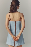 SOVERE Refine Sleeveless Shift Mini Dress