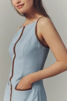 SOVERE Refine Sleeveless Shift Mini Dress