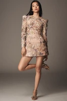 Helsi Irina Long-Sleeve Embellished Mini Dress