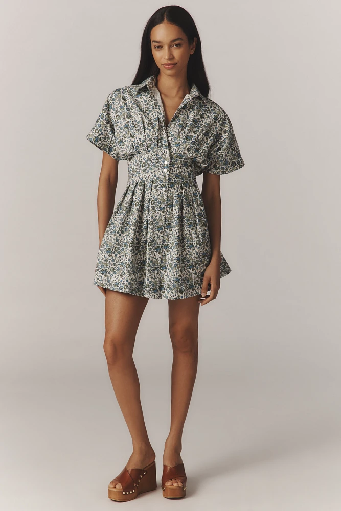 The Tobie Mini Shirt Dress by Exquise