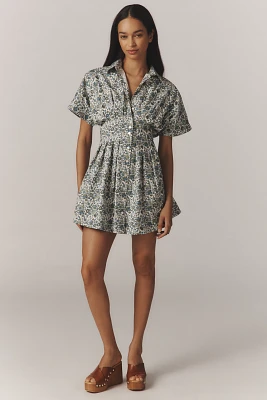 The Tobie Mini Shirt Dress by Exquise