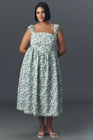 Eloquii Plus Sleeveless Corset A-Line Midi Dress
