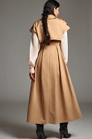 Mehtap Elaidi Layered Trench Dress