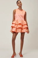 Celia B Pilar Sleeveless Ruffle Mini Dress