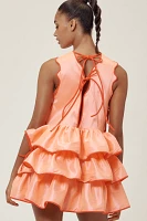 Celia B Pilar Sleeveless Ruffle Mini Dress
