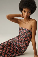 Le Superbe Kiss Strapless Midi Slip Dress