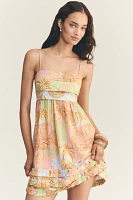 Farm Rio x Anthropologie Sleeveless Printed Mini Dress