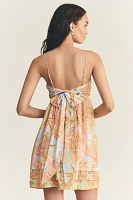 Farm Rio x Anthropologie Sleeveless Printed Mini Dress