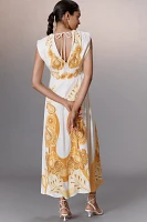 Farm Rio x Anthropologie Sleeveless V-Neck Maxi Dress