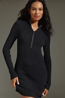 Pilcro Quarter-Zip Sweater Dress