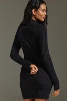 Pilcro Quarter-Zip Sweater Dress