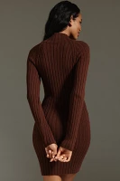 Pilcro Quarter-Zip Sweater Dress