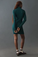 Pilcro Quarter-Zip Sweater Dress