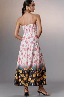 Essentiel Antwerp Heorgia Strapless Cutout Midi Dress