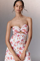 Essentiel Antwerp Heorgia Strapless Cutout Midi Dress