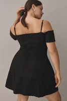 Maeve Off-The-Shoulder Bow Mini Dress